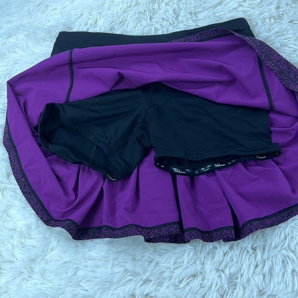 Lululemon Circuit Breaker Skirt (Tall) Circuit Aurora Black / Black - Picture 4 of 8